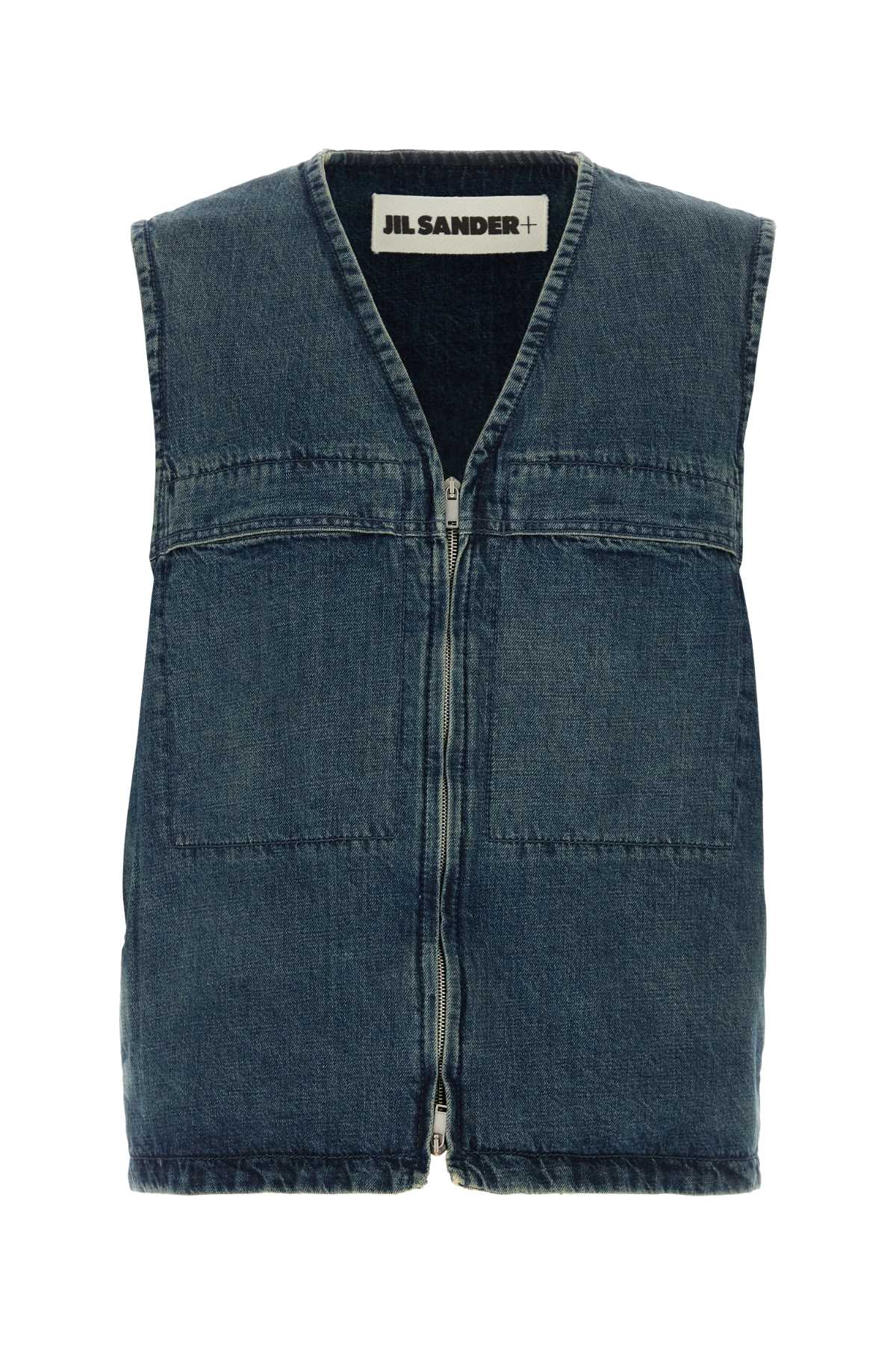 Jil Sander Vest Vest — Blue