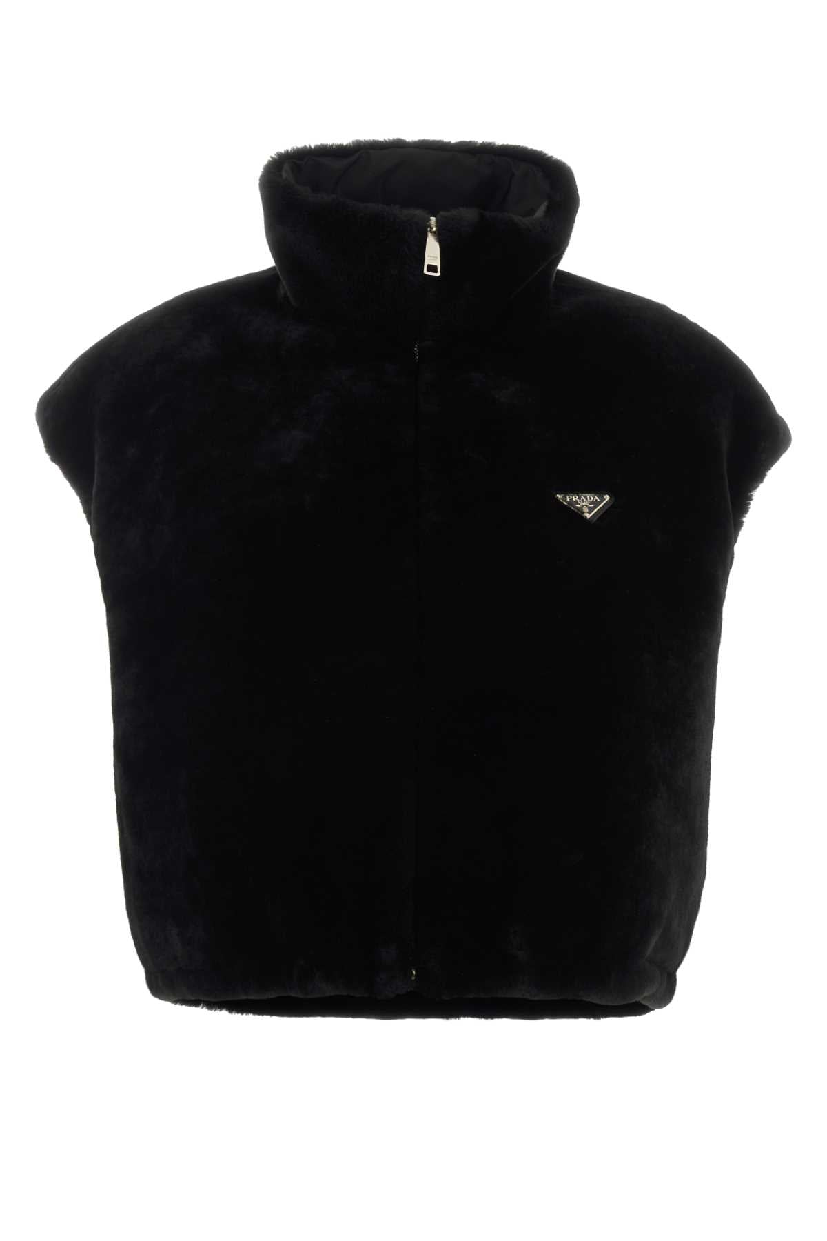 Prada Pelle Coat — Black