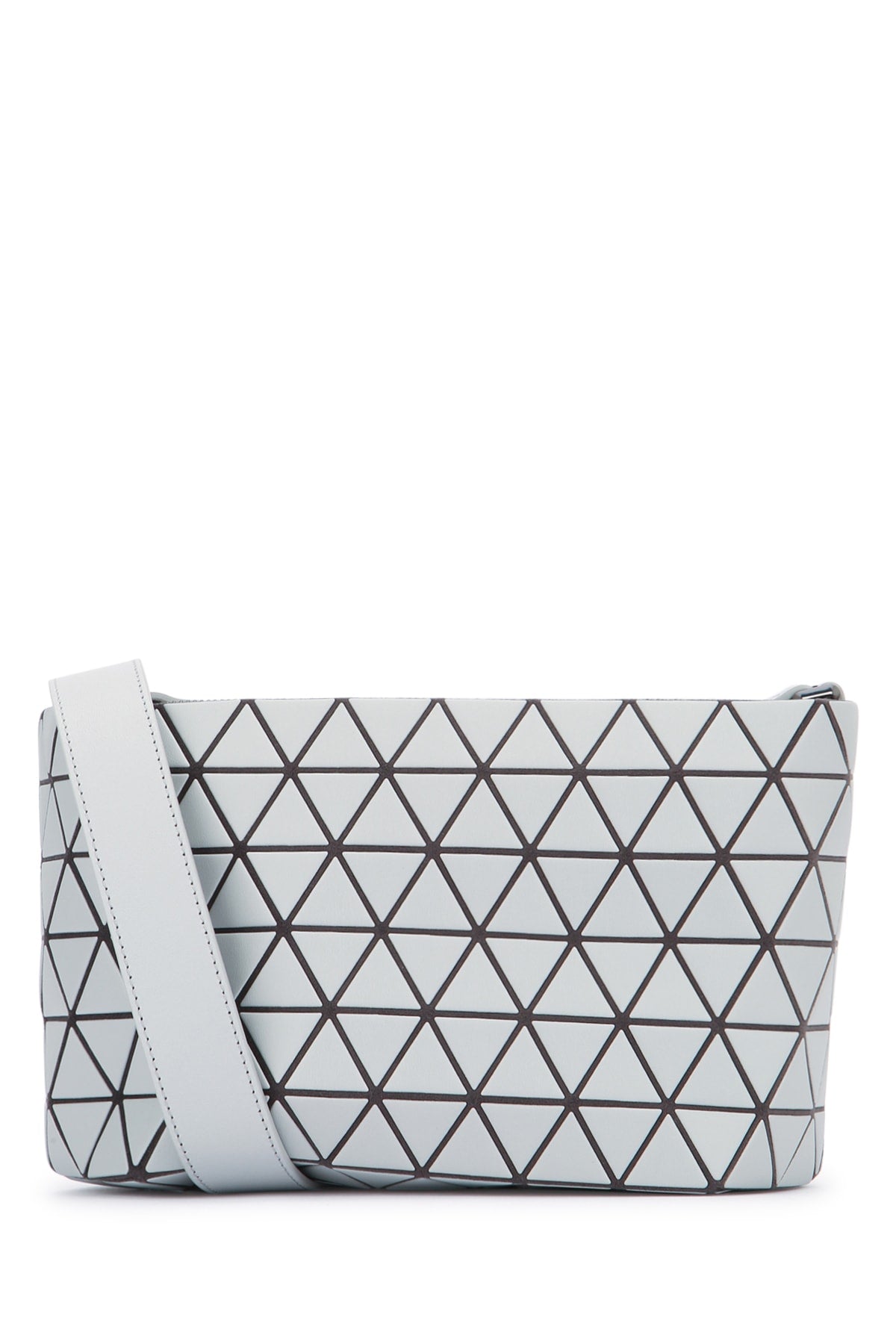 Baobao Matte Crossbody Bag — Gray