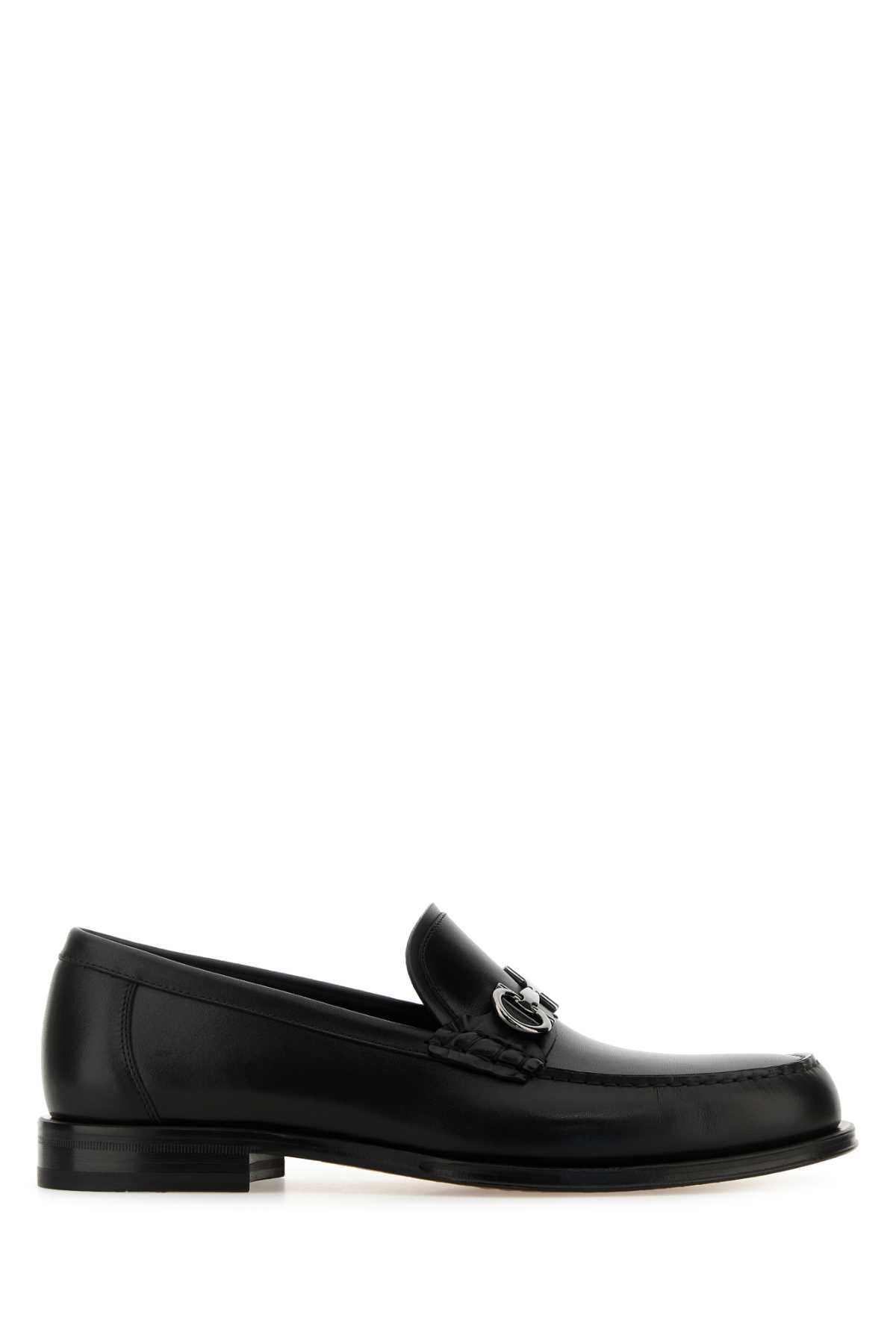 Ferragamo Teatro Loafer — Black