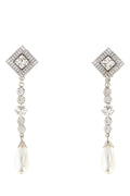 Alessandra Rich Earring Earrings — Silver