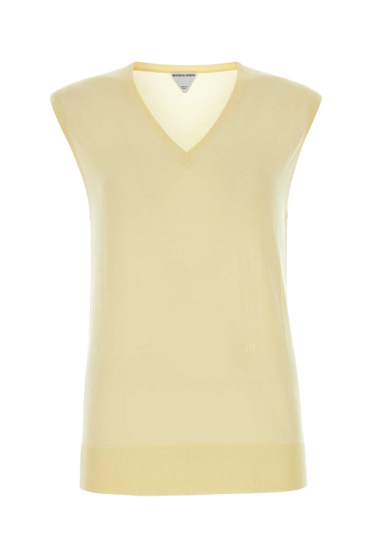 Bottega Veneta Cashmere Tank Top — Yellow