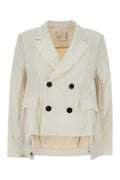Sacai Suiting Blazer — White