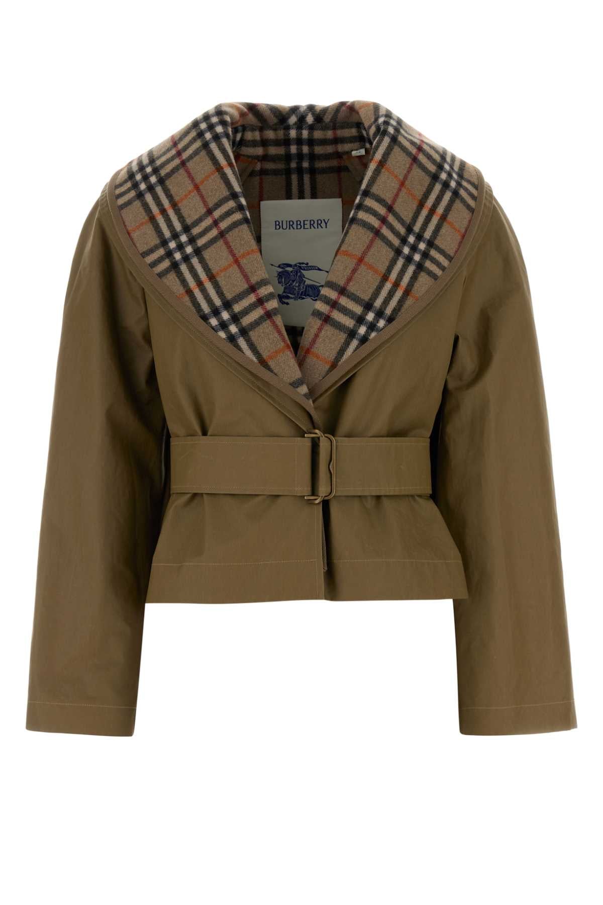 Burberry Short Jacket — Beige