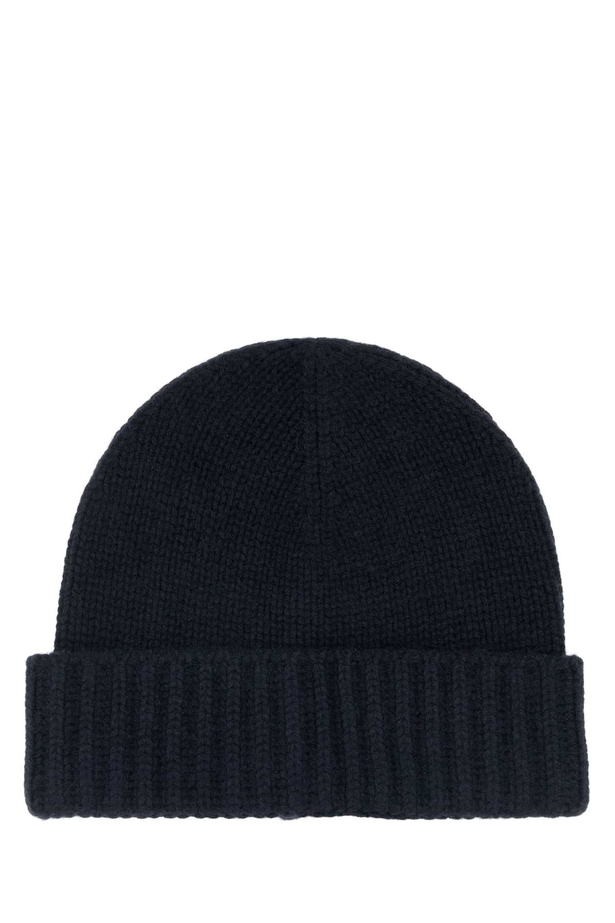 Moorer BERET-CWS Cashmere Beanie — Navy