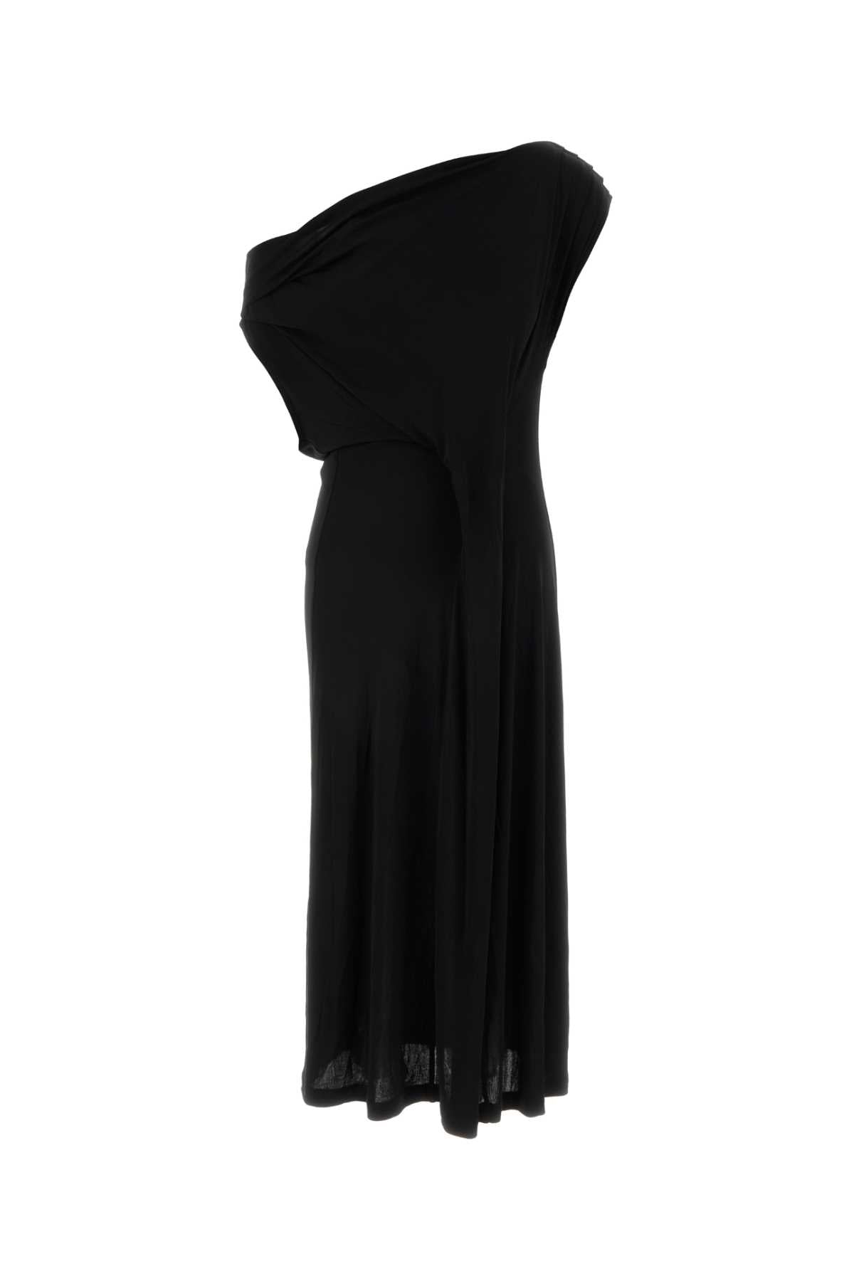Italist Shoulder Dress — Black
