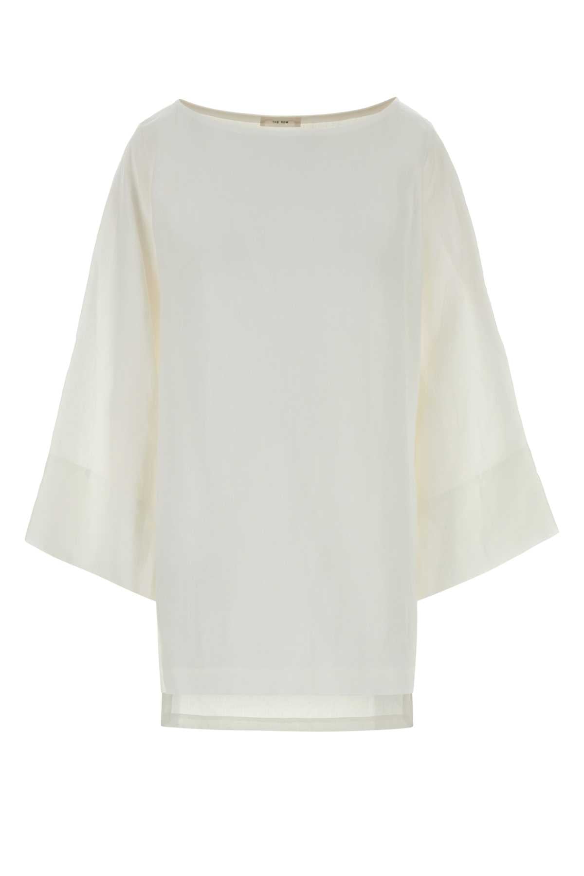 The Row Junia Blouse — White
