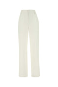 Bottega Veneta Cotton Wide-Leg Trousers — White
