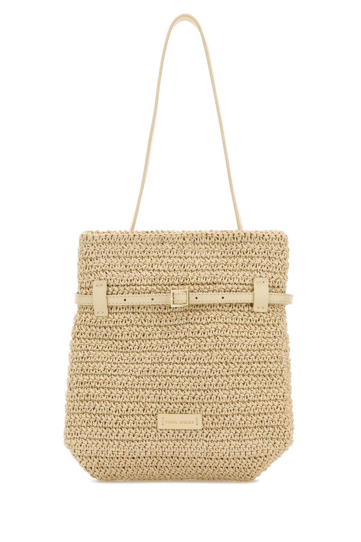 Manu Atelier Tote Shoulder Bag — Beige
