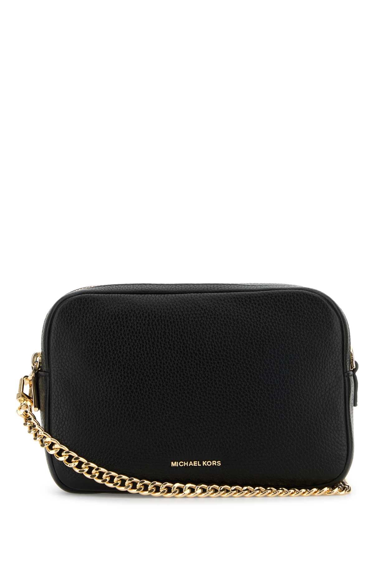 Michael By Michael Kors Dblzp Crossbody Bag — Black