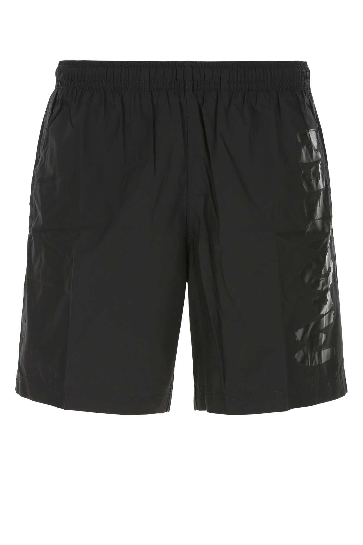 Alexander McQueen Nylon Swimming Shorts — Black