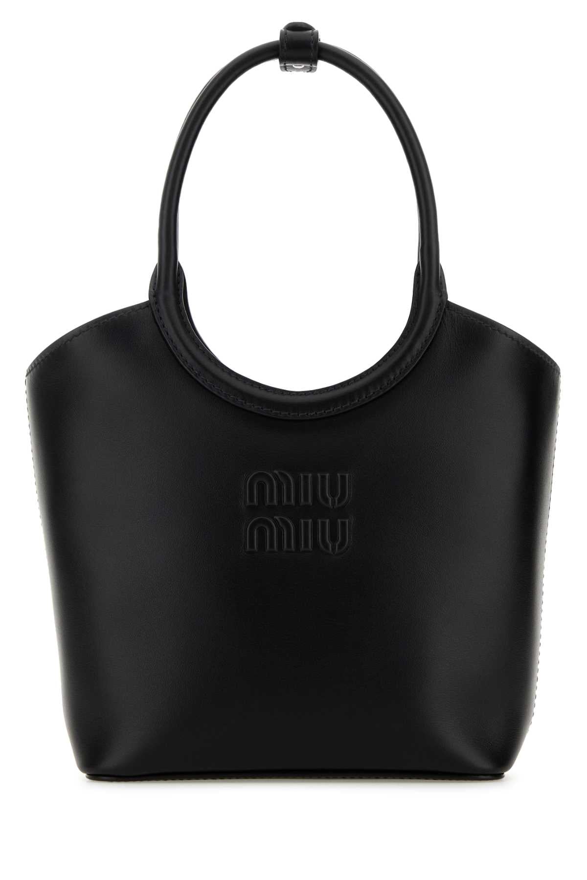 Miu Miu Ivy Shoulder Bag — Black