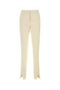 Jil Sander Viscose-Silk Blend Trousers — White