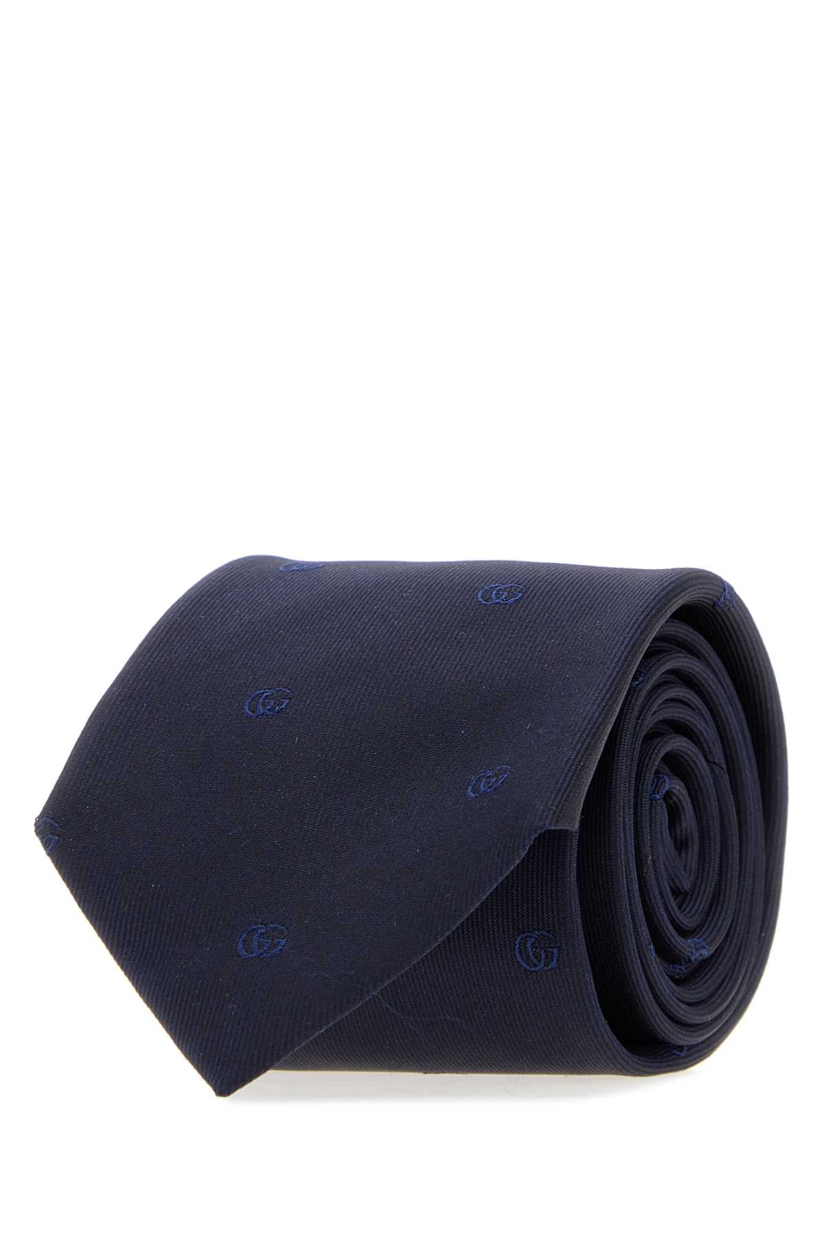 Gucci Running Necktie — Navy