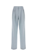 Jil Sander Wool Palazzo Trousers — Blue