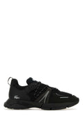 Lacoste Nylon Mixed-Material Sneaker — Black
