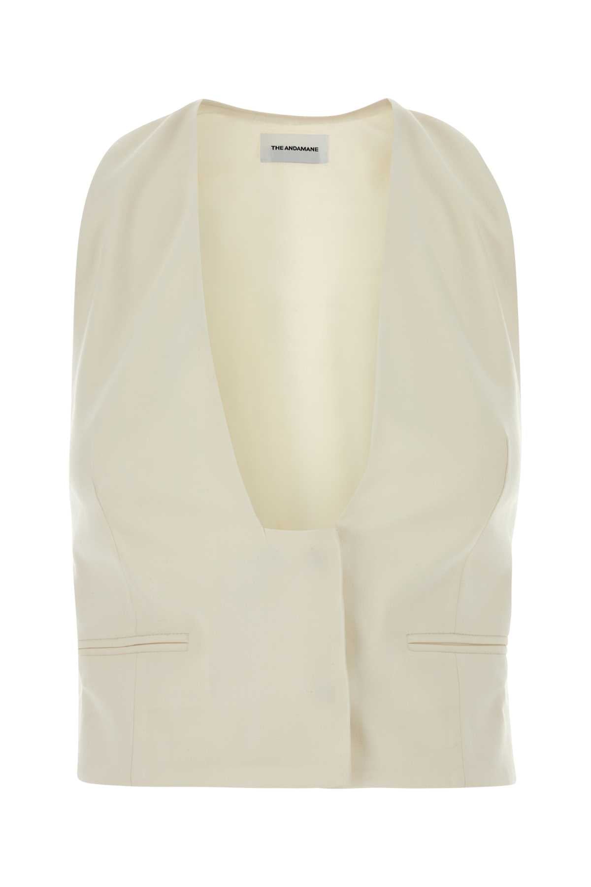 The Andamane Yelena Vest — Ivory