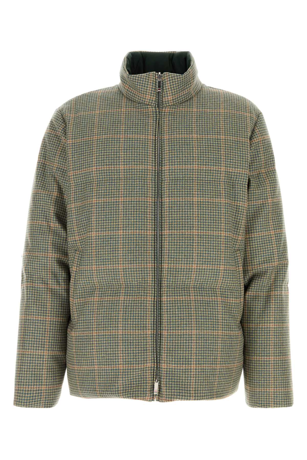 Thom Browne Filled Down Jacket — Green