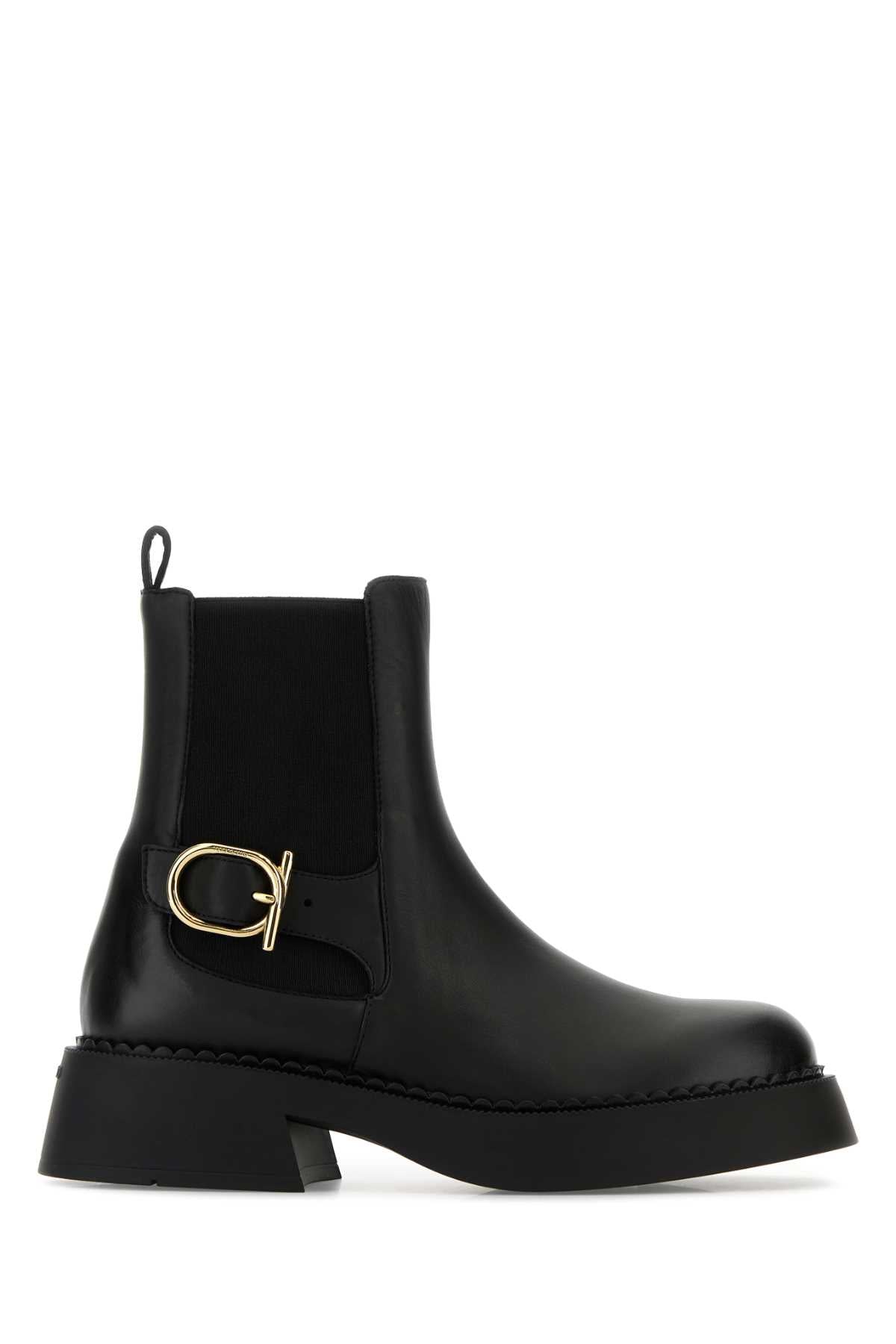 Ferragamo Tia Boot — Black
