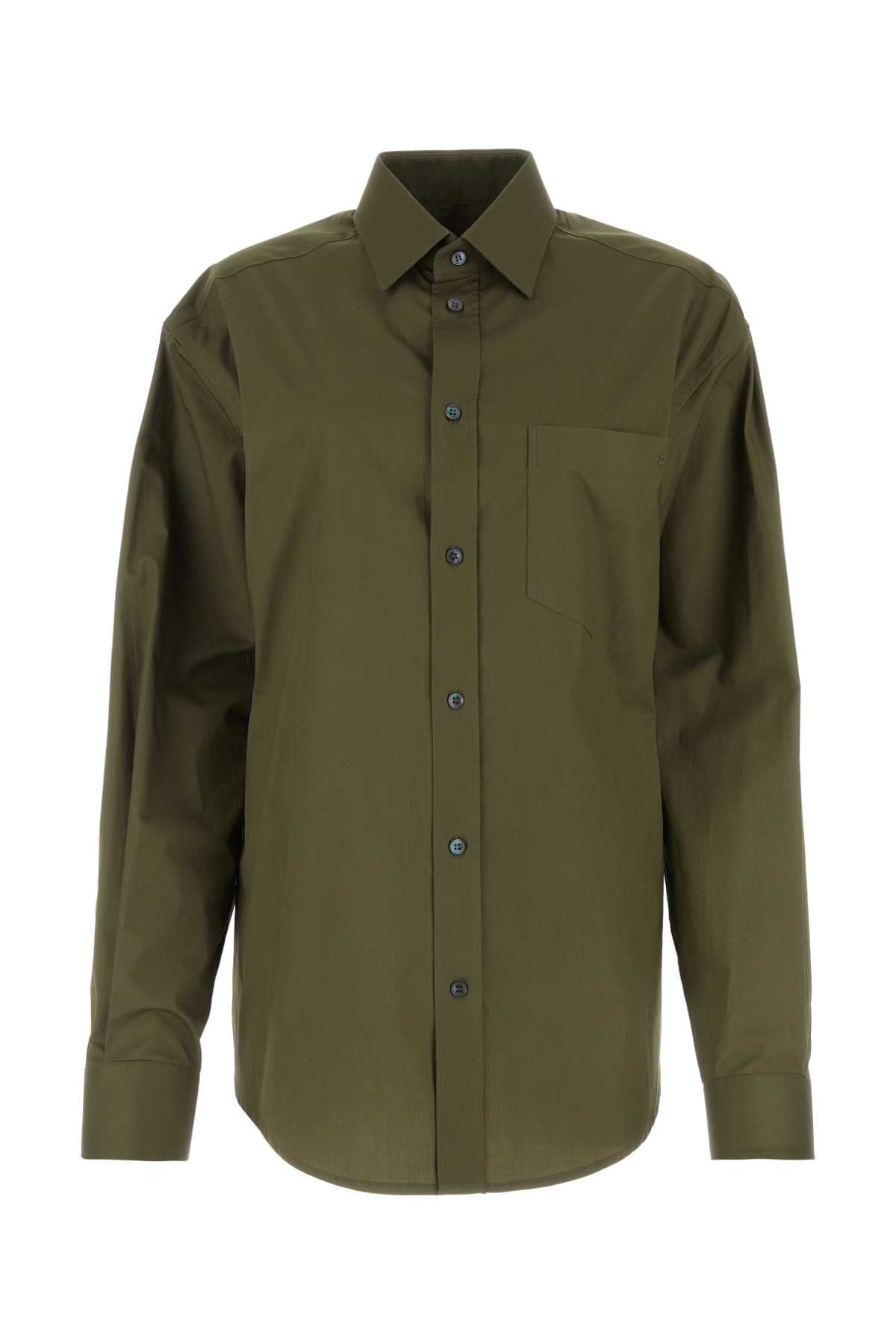Camisa de popelina Darkpark — Verde