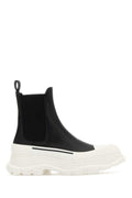 Alexander McQueen Nappa Leather Chelsea Boot — Black