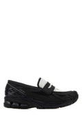 New Balance Two-Tone Mesh Loafer — Black