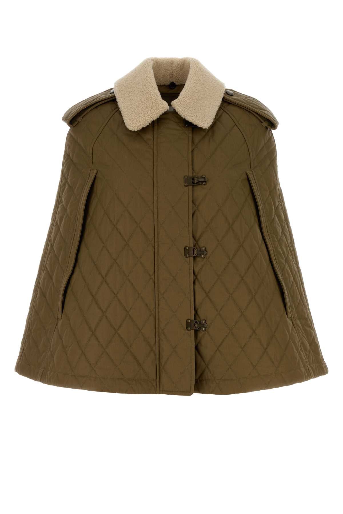 Burberry Cape — Khaki