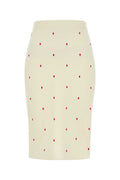 Bottega Veneta Midi Skirt — Beige