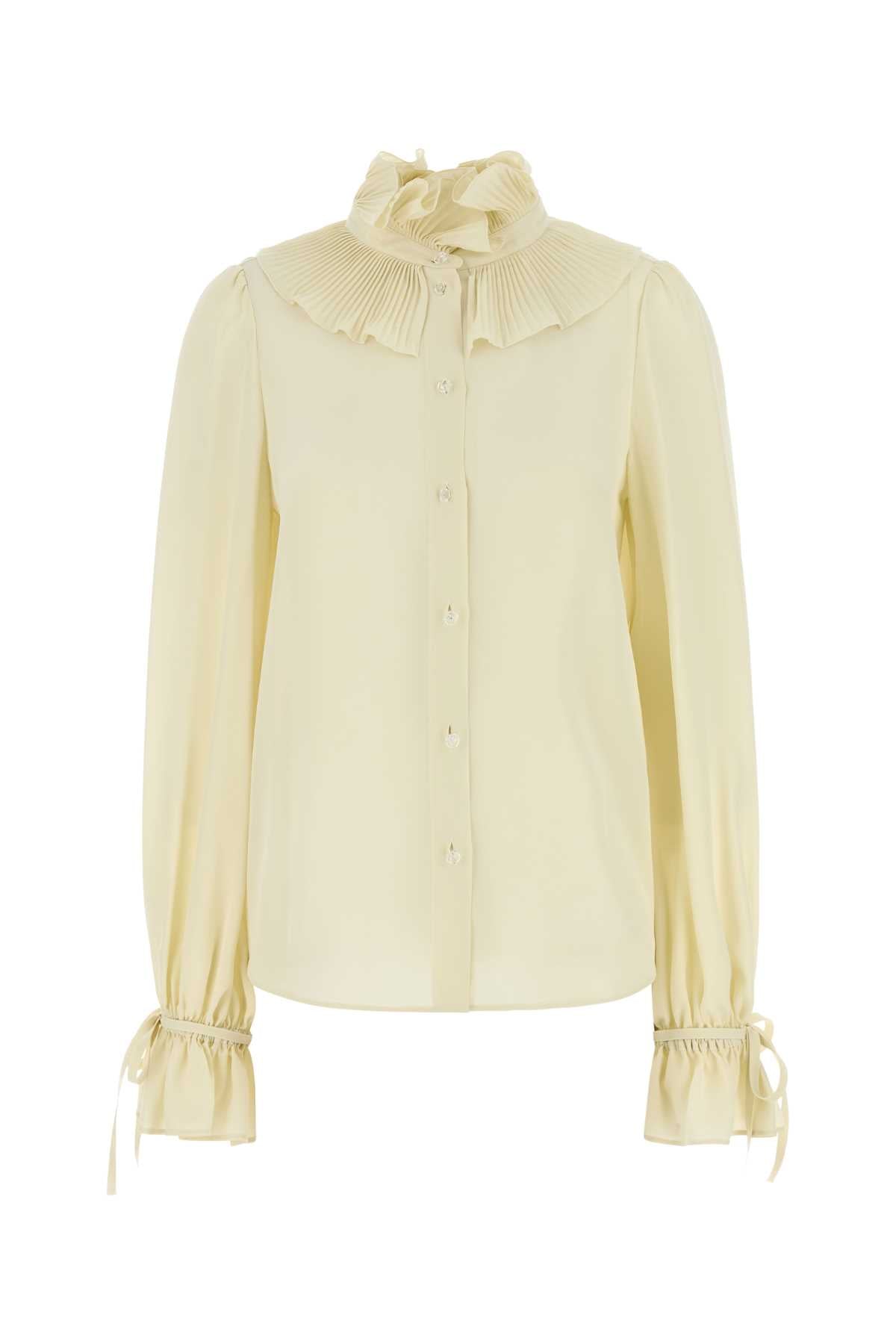 Valentino Garavani Solid Shirt — Beige