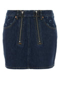 Marine Serre Skirt Mini Skirt — Navy
