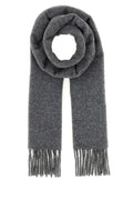 Jil Sander Virgin Wool Scarf — Gray