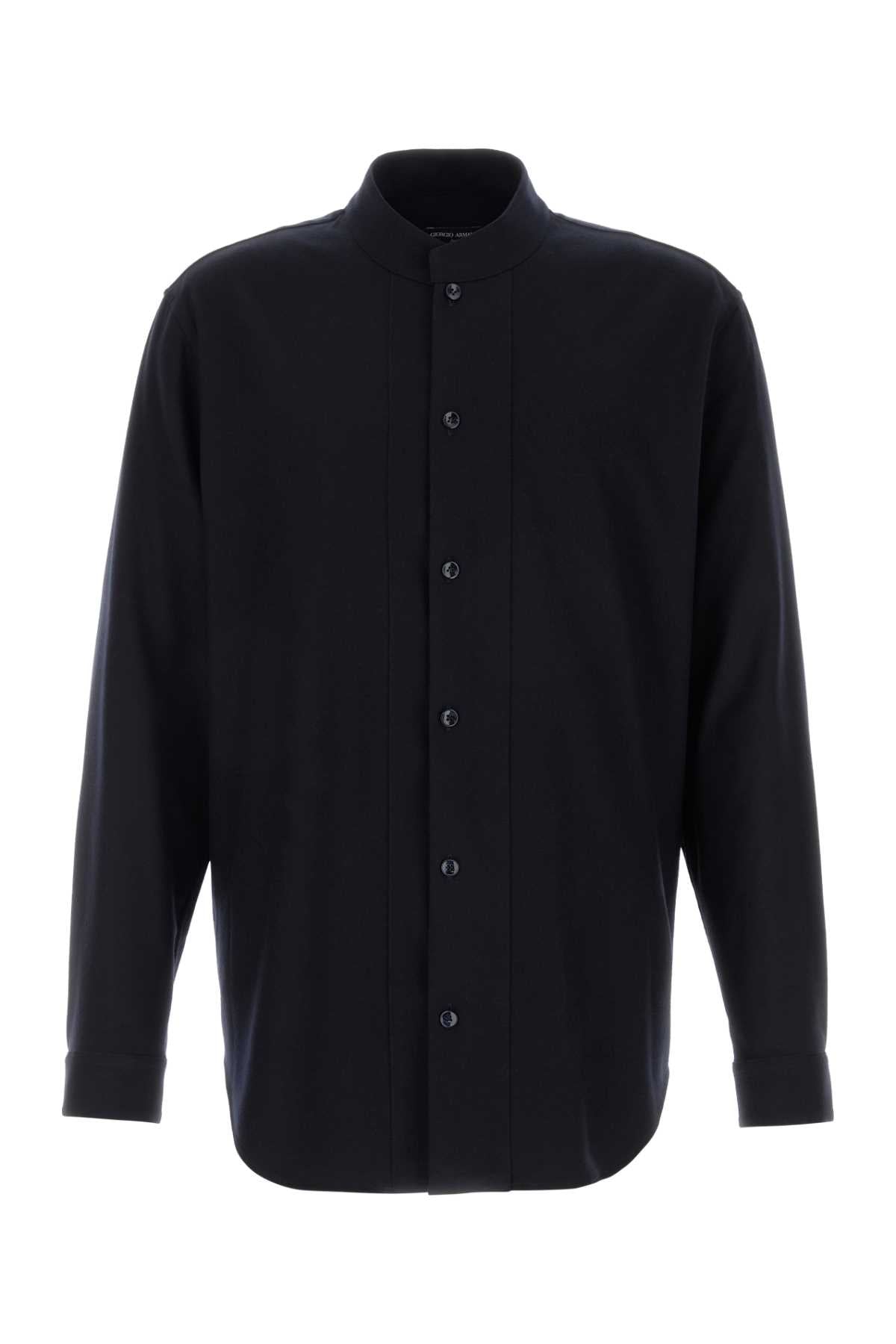 Giorgio Armani X Alanui Virgin Wool Shirt — Navy