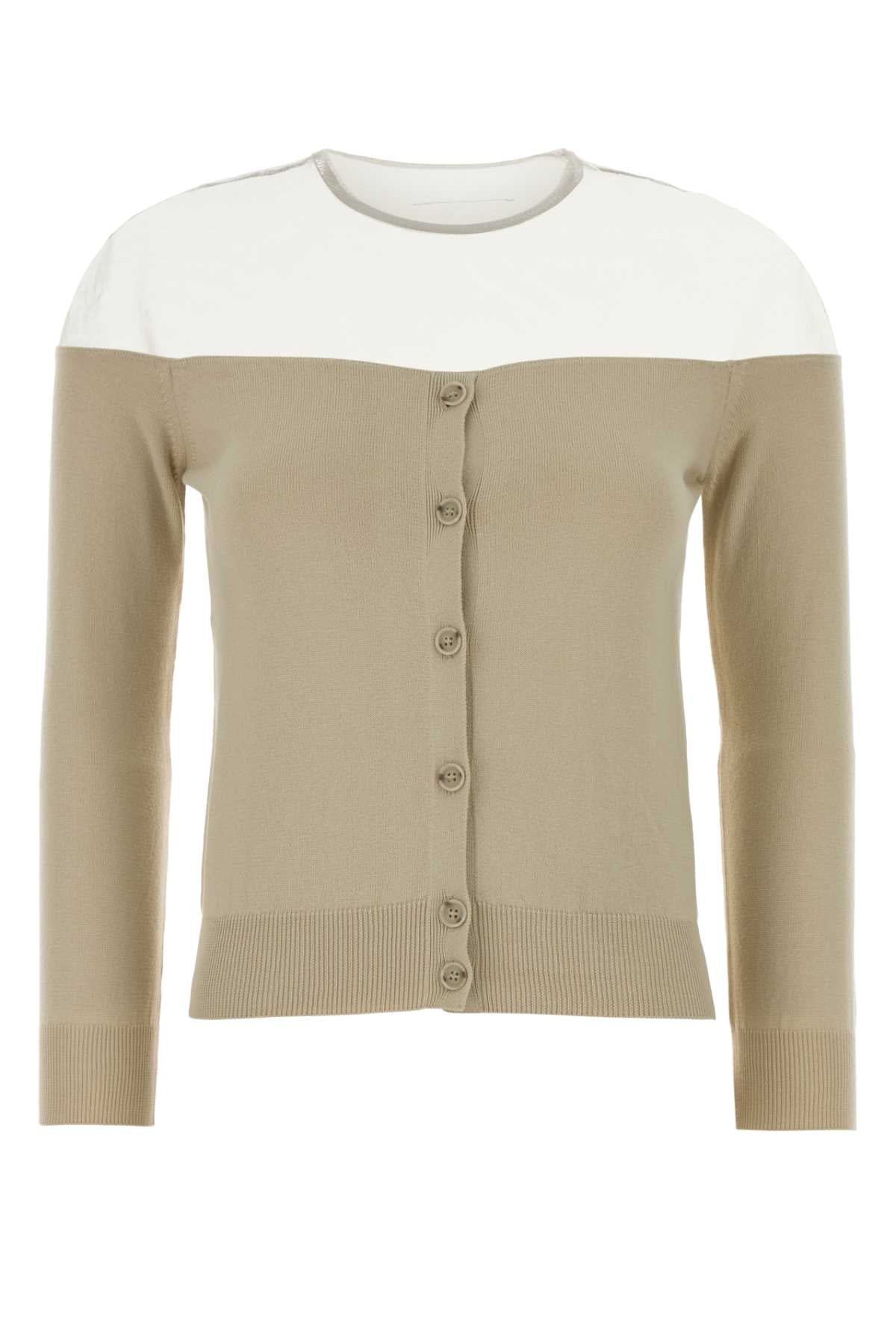 MM6 Maison Margiela Cardigan — Beige