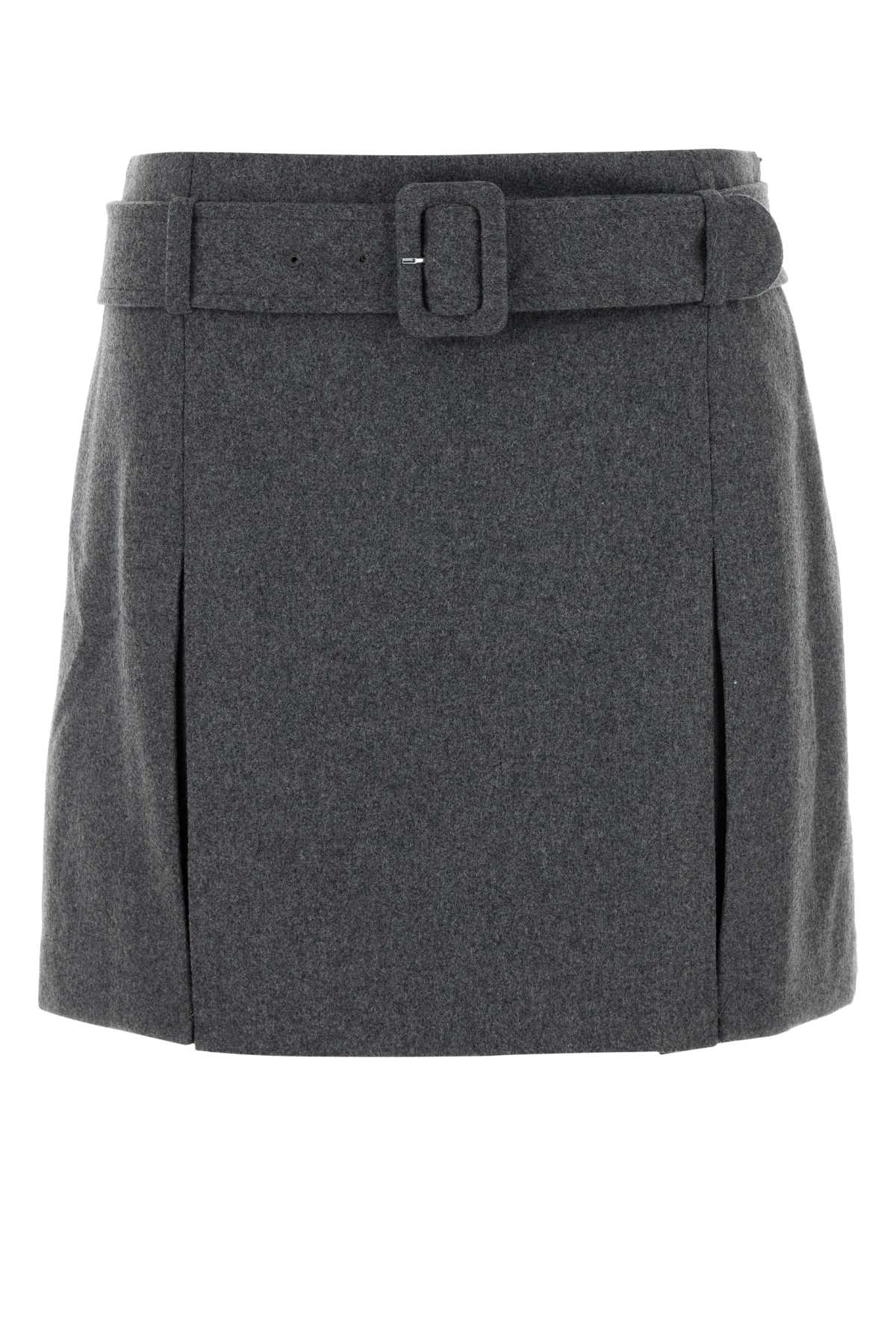 A.P.C. Cecile Mini Skirt — Gray