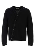 Jil Sander Wool Blend Cardigan — Black