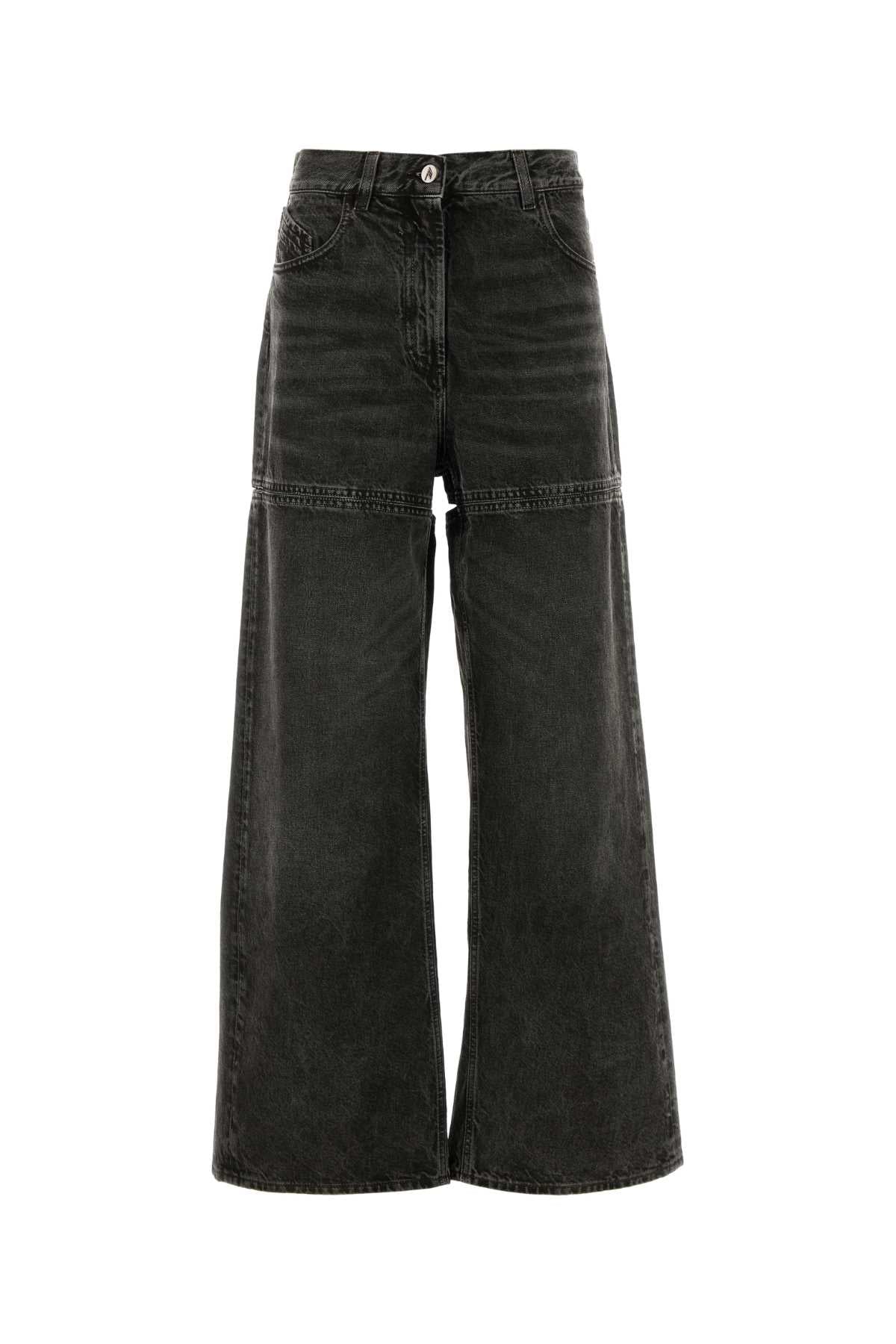 The Attico Pant Jeans — Black