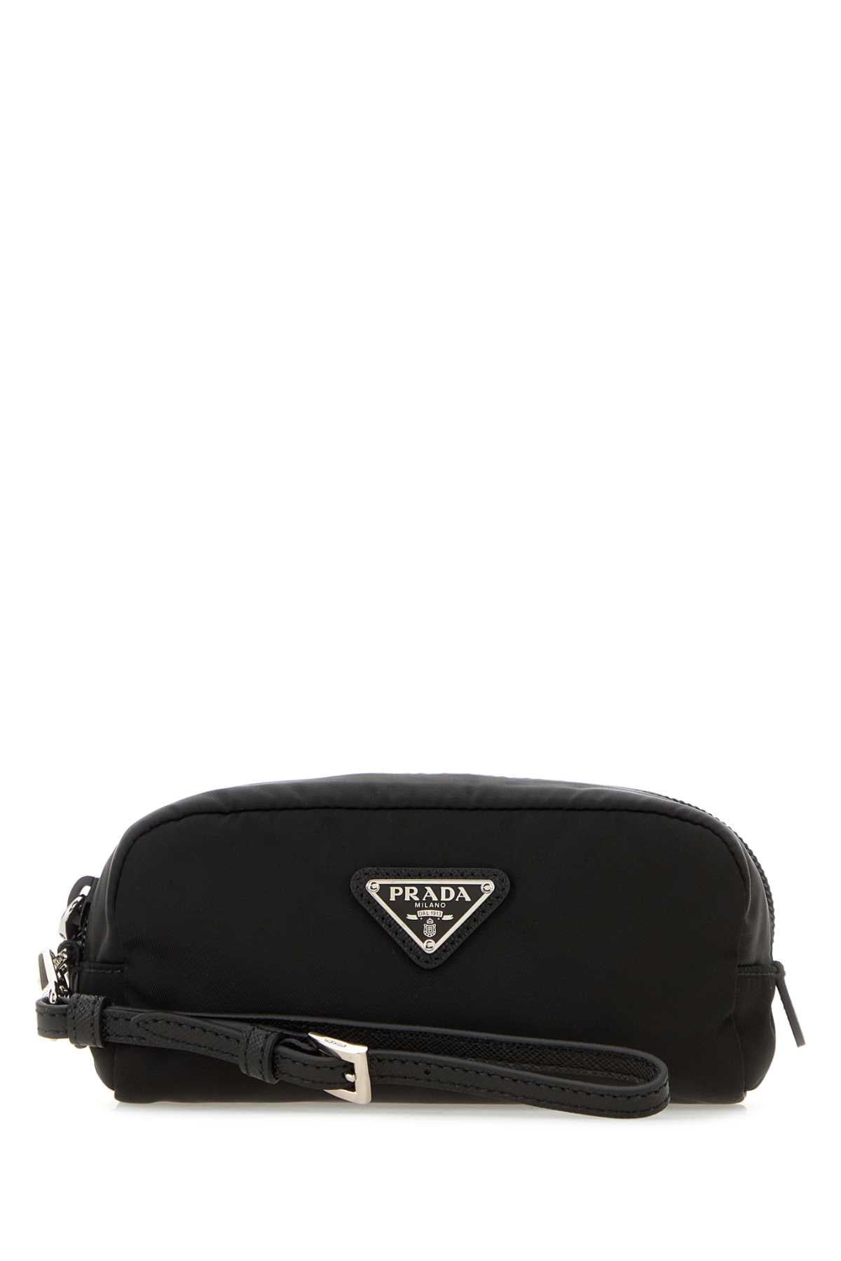 Prada Re-Nylon Pouch — Black