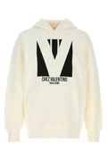 Valentino Garavani Felpa Sweatshirt — Ivory