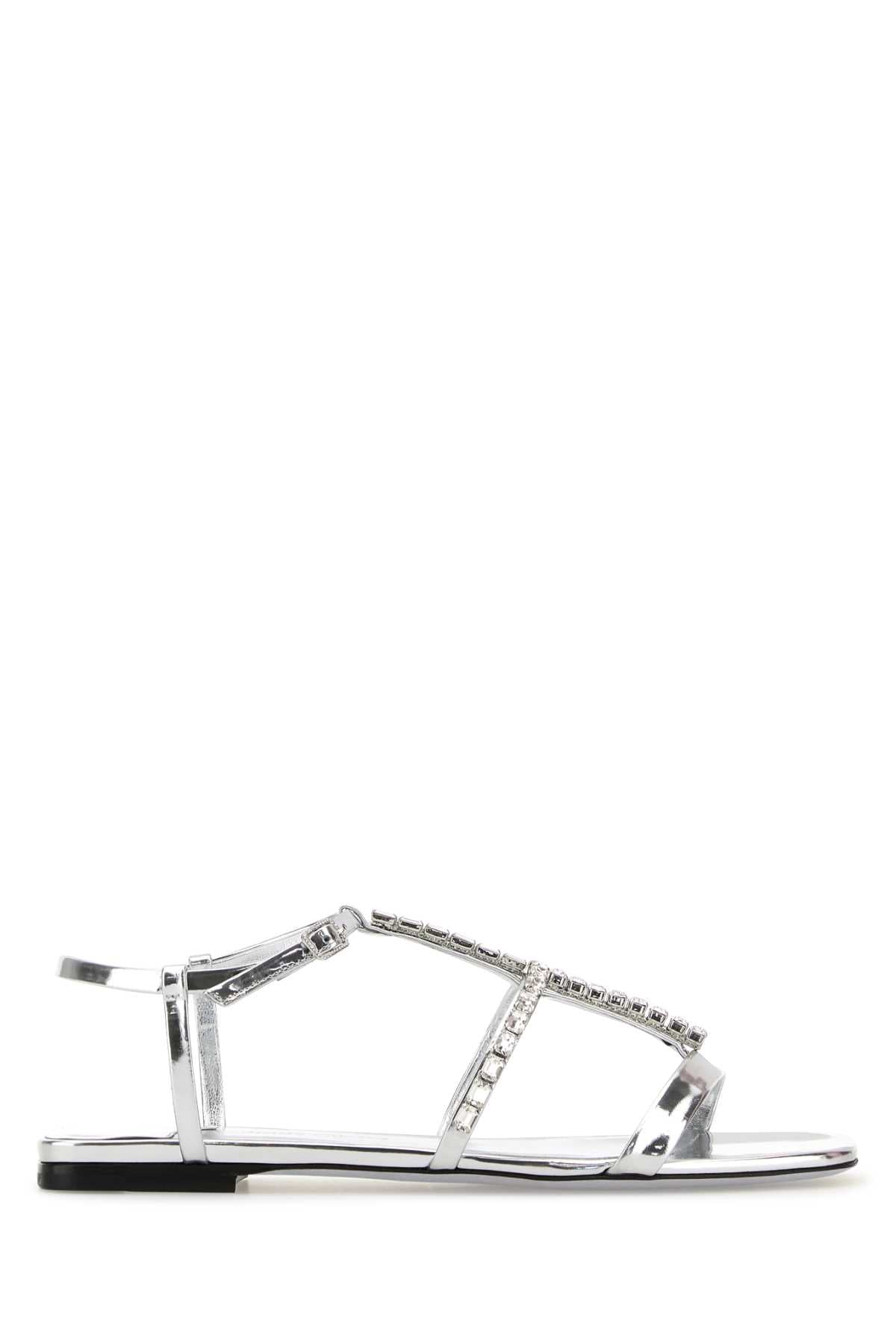 Jimmy Choo Gwyn Sandal — Silver