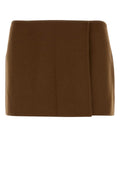 Miu Miu Gonne Mini Skirt — Brown