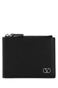Valentino Garavani Calf Leather Coin Purse — Black