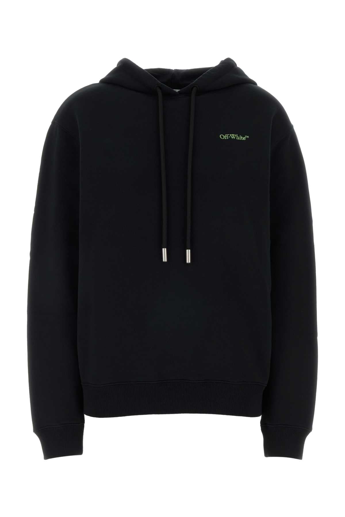 Off-White Arrow Leaves Reg Hoodie — Black