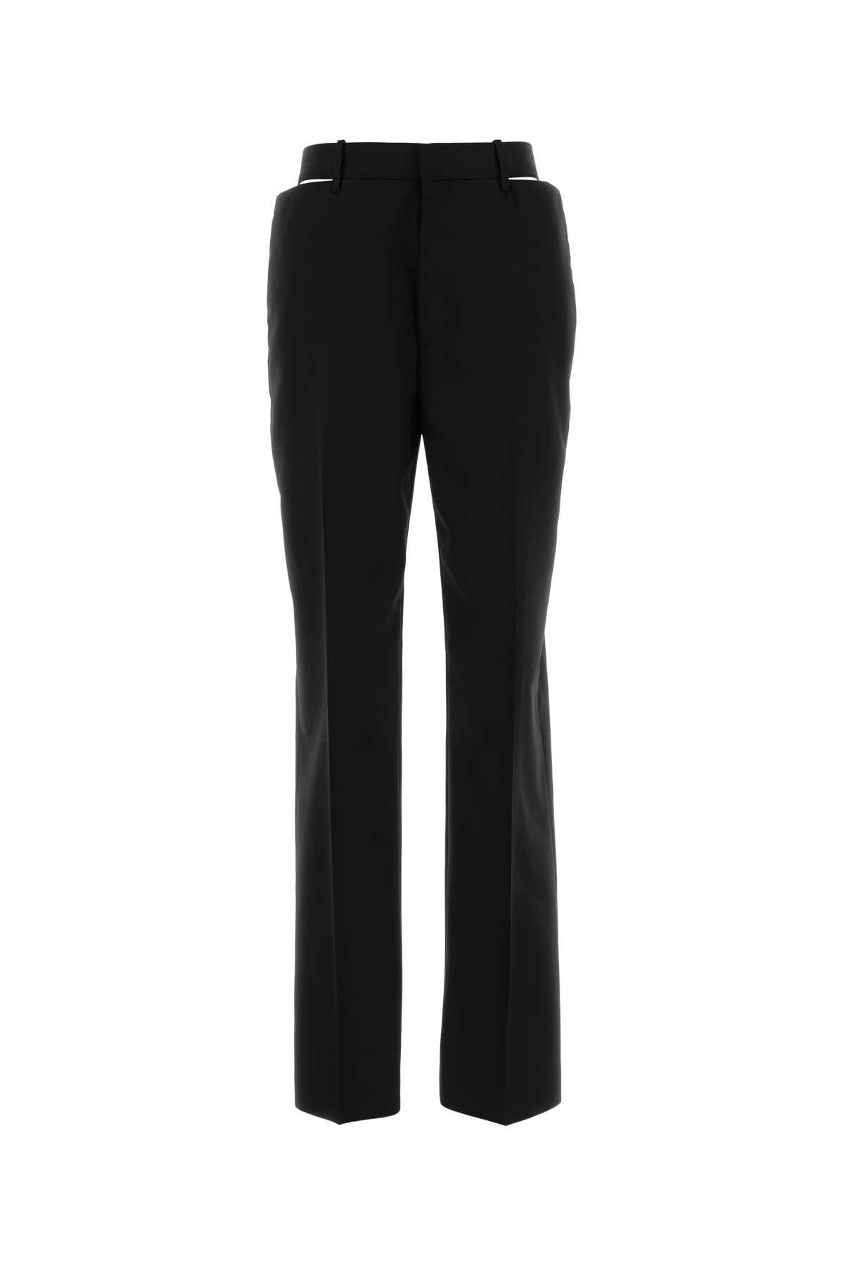 Jil Sander Virgin Wool Trousers — Black