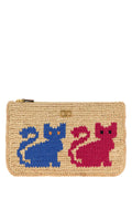 Valentino Garavani Flat Clutch — Beige