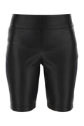 Loewe Leather and Nylon Blend Leggings — Black