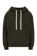 Jil Sander 100% Cotton Hoodie — Green