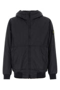 Stone Island Nylon Padded Down Jacket — Navy