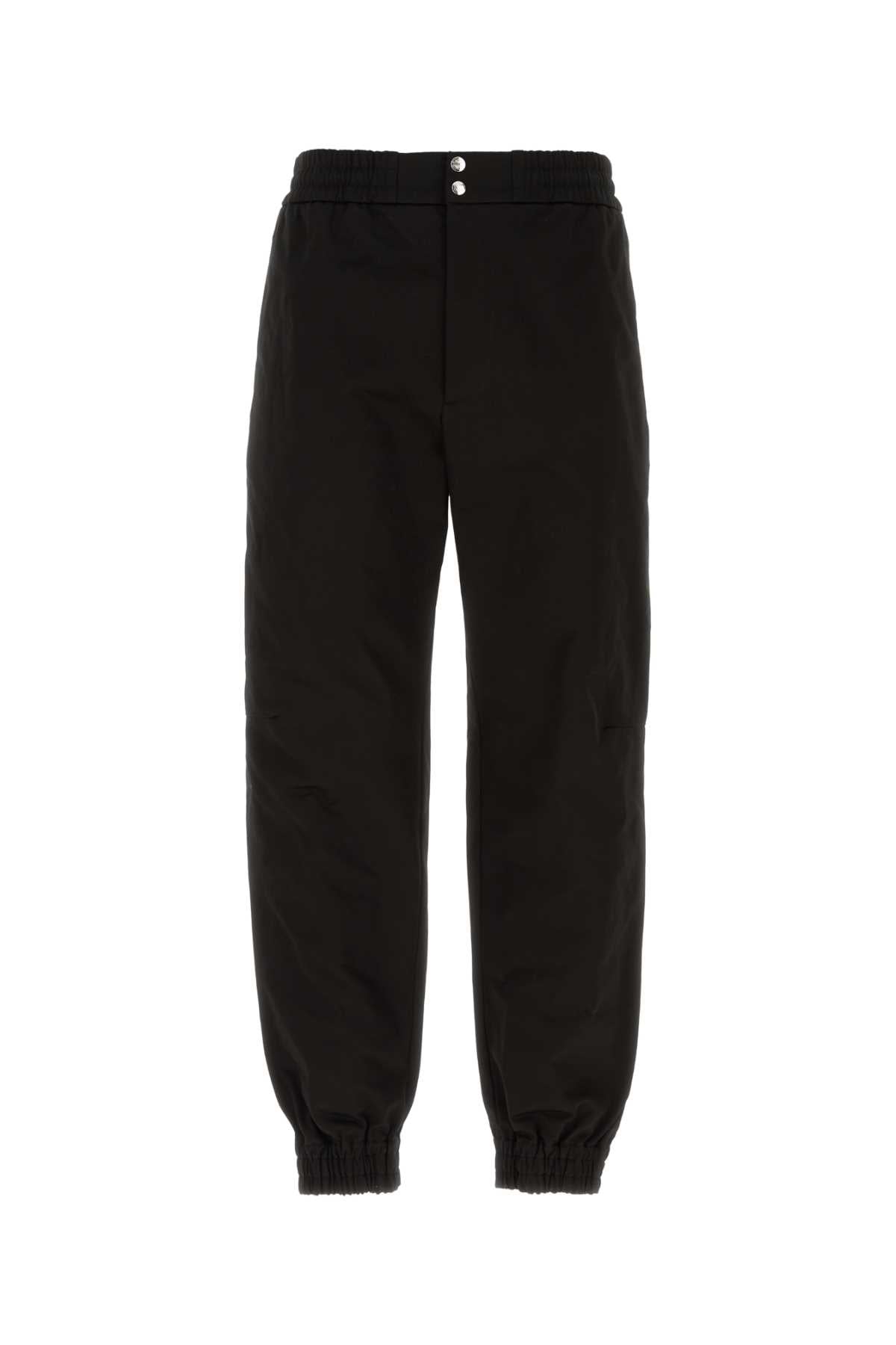 Alexander McQueen Cotton Jogger Jogger — Black
