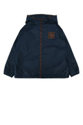 Fendi Kids Nylon Raincoat — Navy
