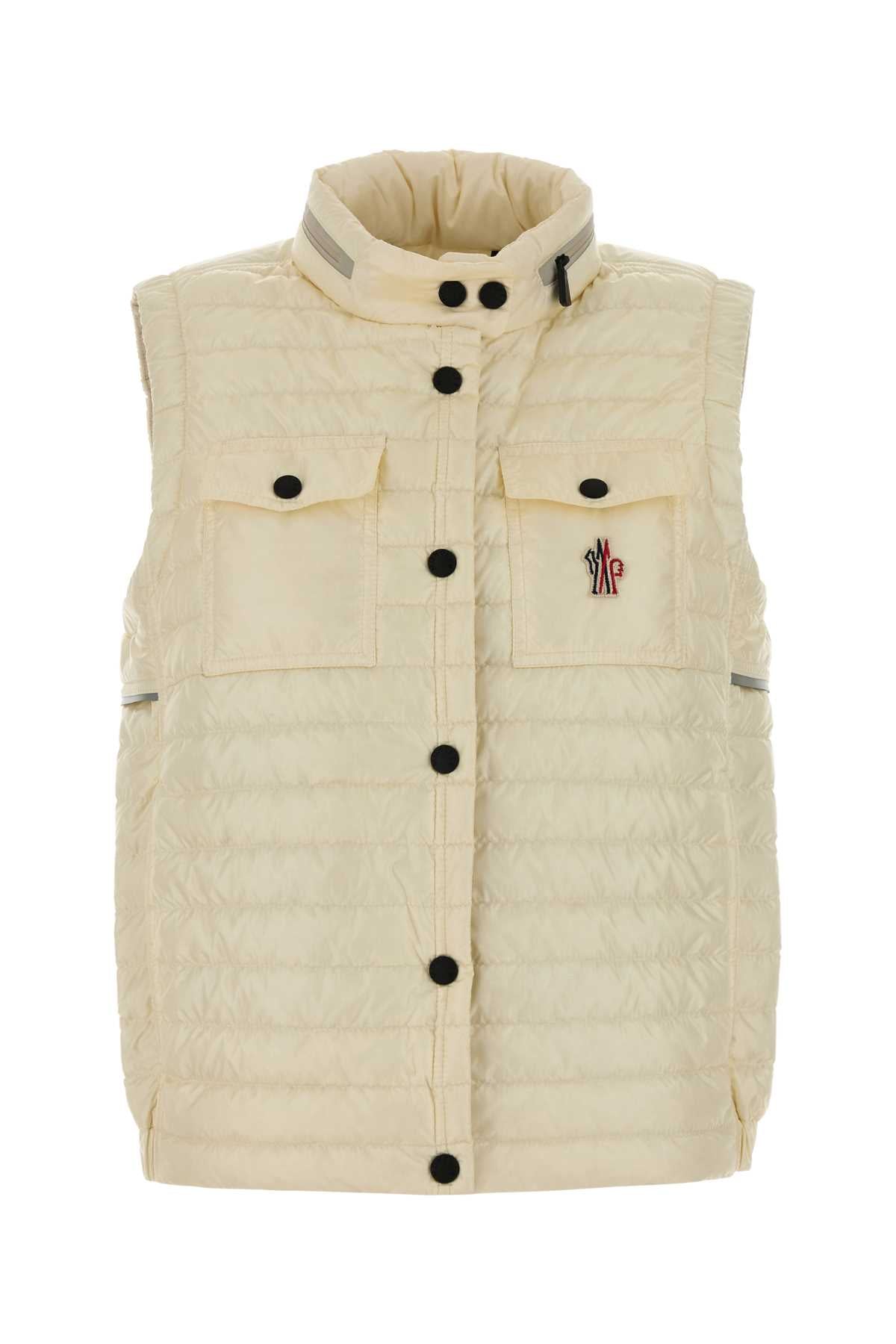 Moncler Grenoble Gumiane Vest — Cream